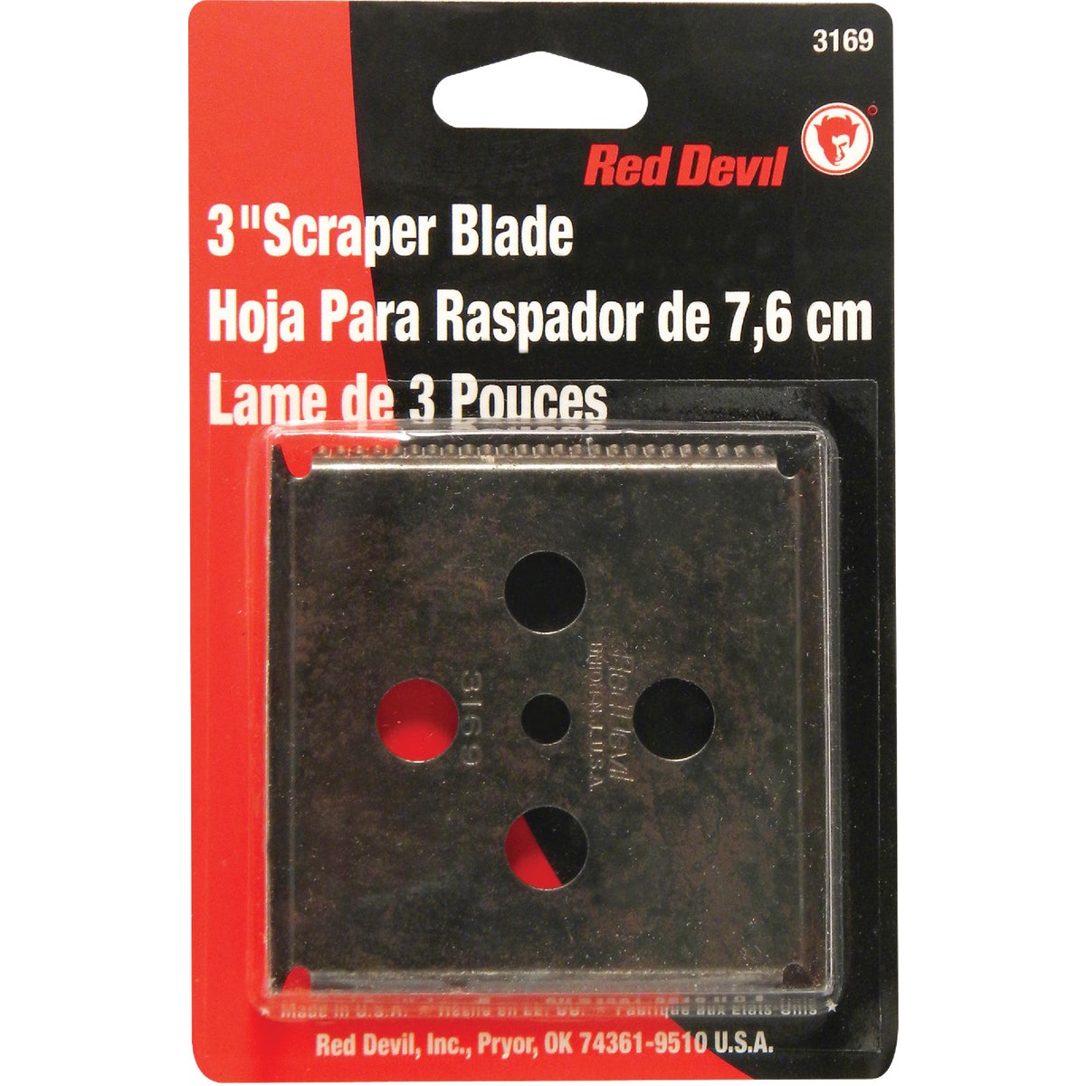 Item 775711, Four-edge steel replacement scraper blades for four-edge wood and paint 