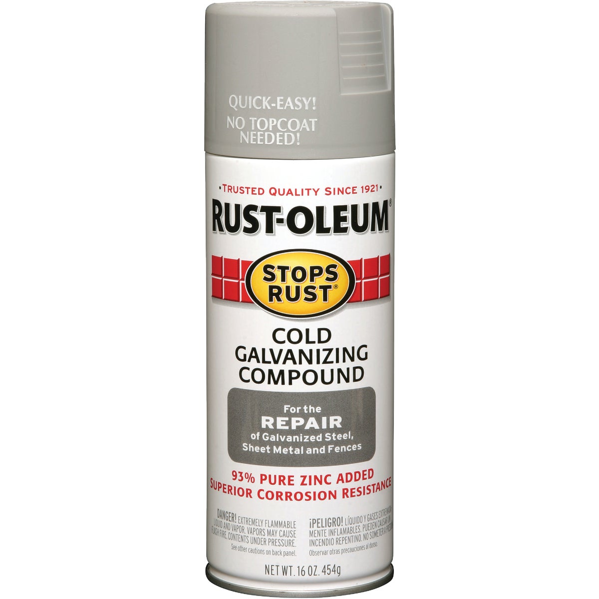 Item 776529, Rust-Oleum Stops Rust Cold Galvanizing Spray provides maximum corrosion 