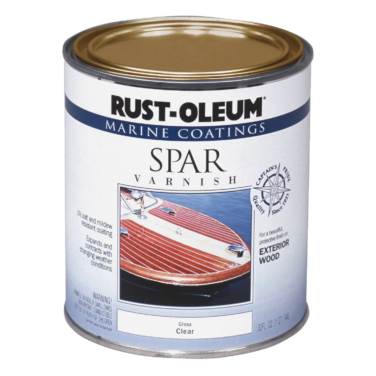 Item 779105, A specially formulated exterior polyurethane for wood surfaces above the 