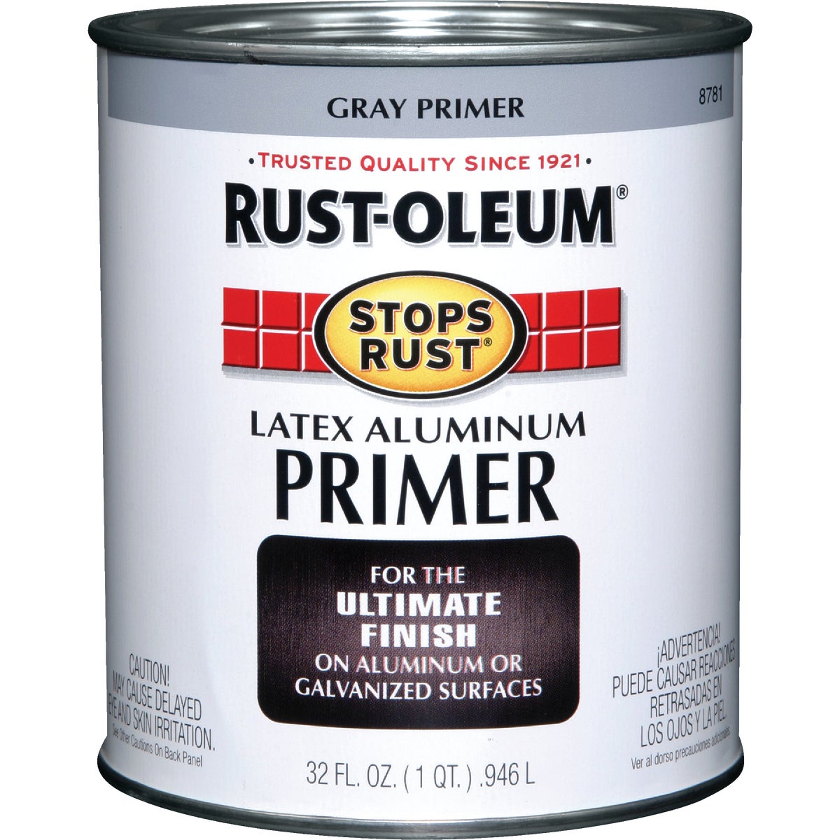 Item 782327, An acrylic latex base topcoat and primer designed for use on galvanized 