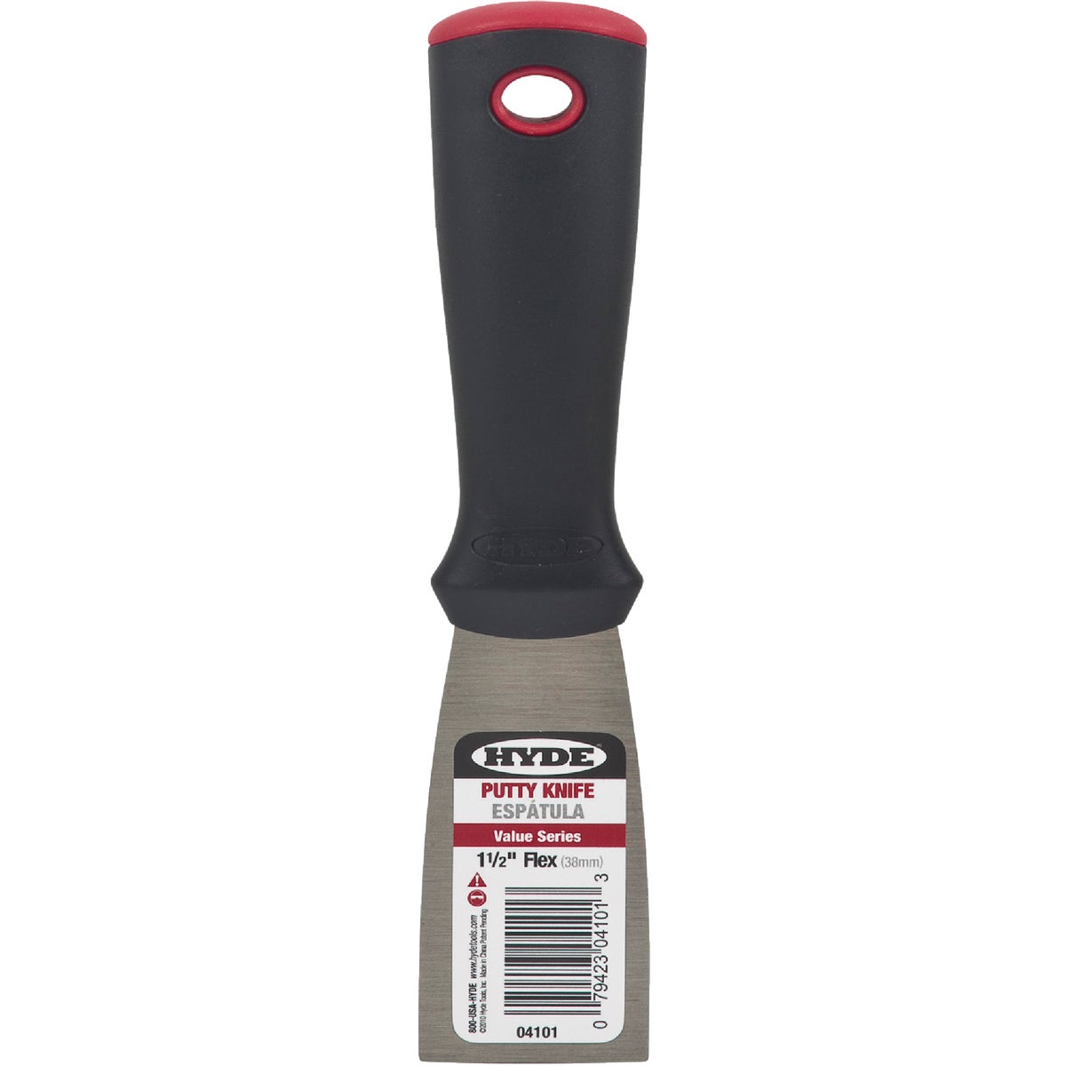 Item 786799, Economical putty knife with ergonomic handle shaped for comfort.