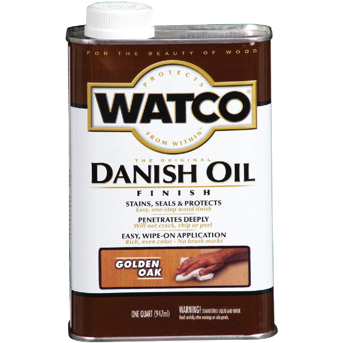 Item 788892, A penetrating oil finish for wood that won't crack, chip, or peel.