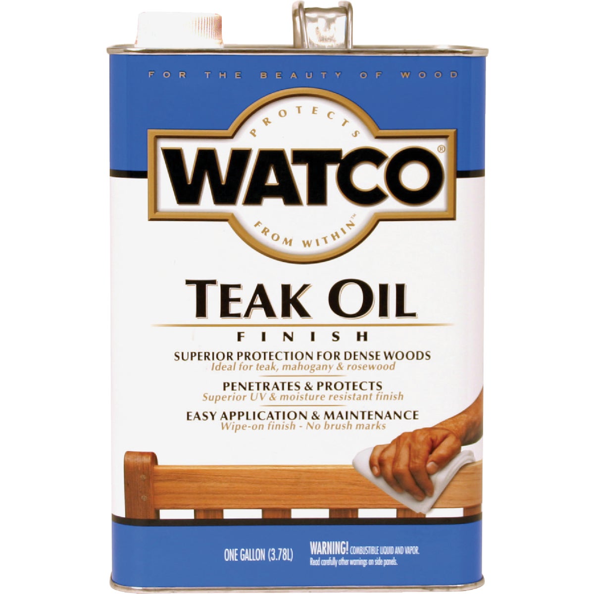Item 790807, Watco teak oil finish is a deep penetrating oil specifically formulated for