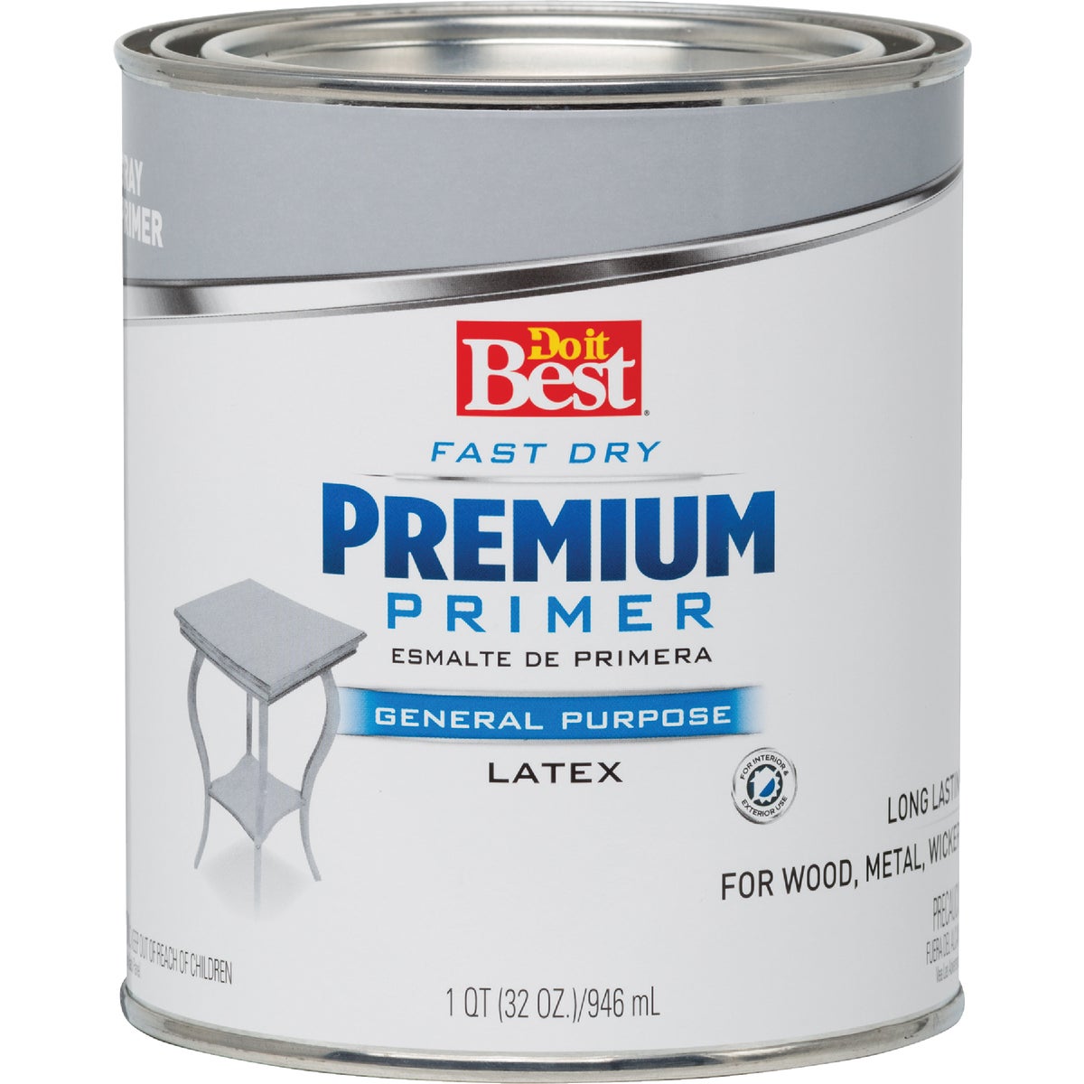 Item 791393, Premium latex primer increases paint adhesion.