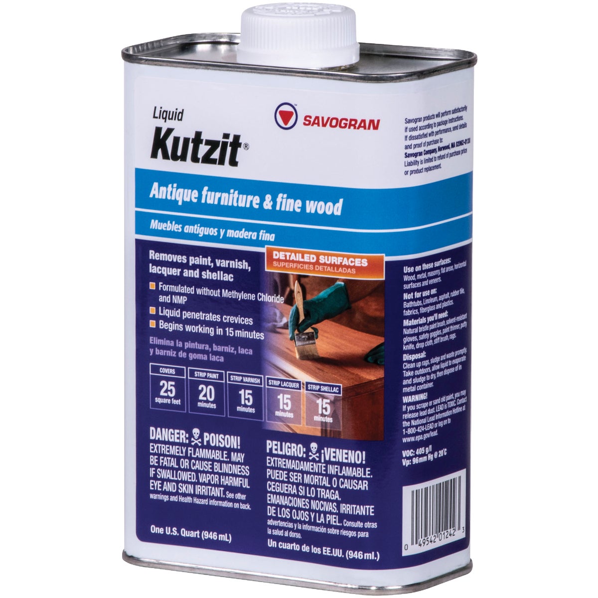 Item 792672, Liquid stripper is suitable for removing paint, varnish, and lacquer from 
