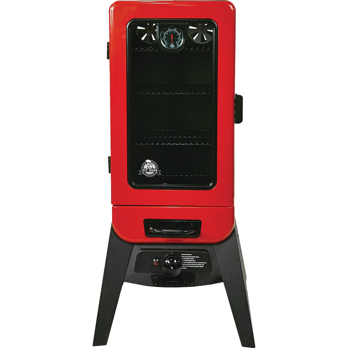 Item 800033, Theres a new boss in town - the Pit Boss Red Rock Gas Smoker Series.