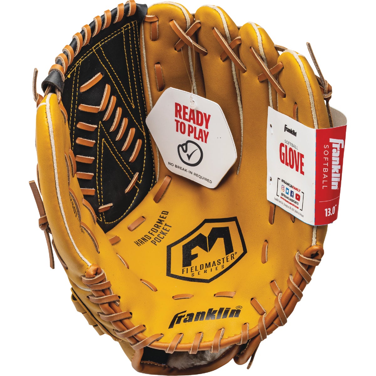 Item 800208, Synthetic leather Field Master Series glove.