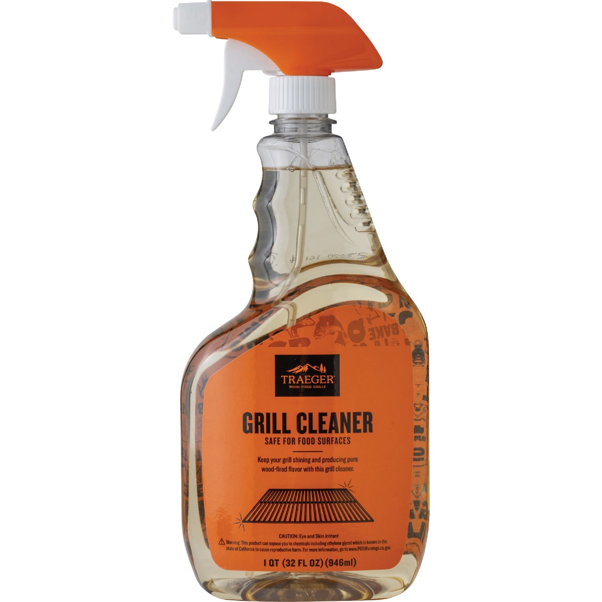 Item 800285, Grill cleaner specifically developed for Traeger Grills and accessories.