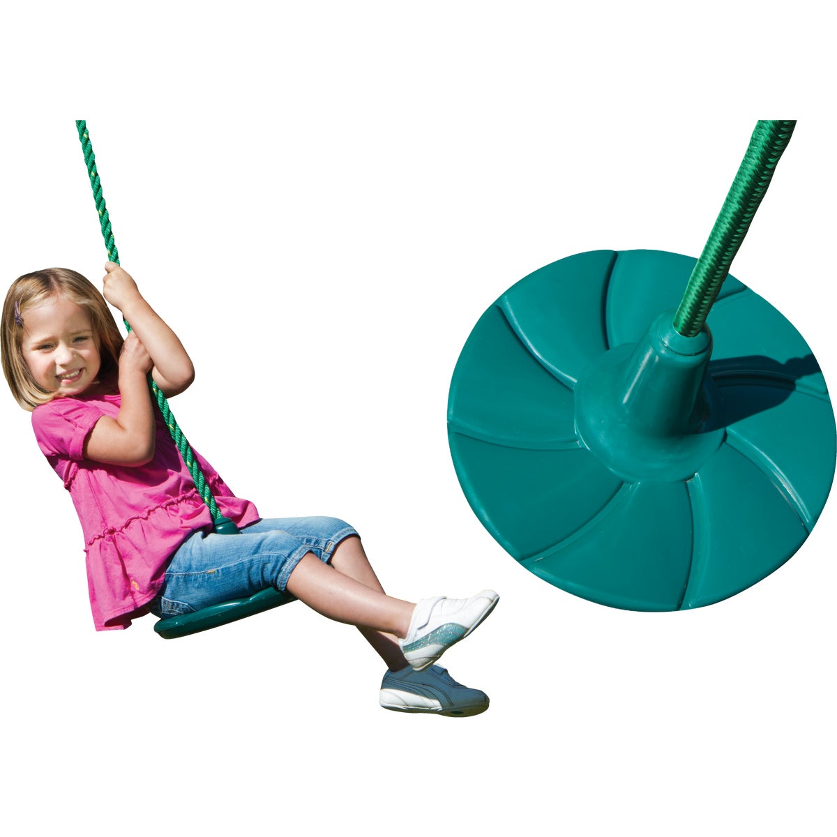 Item 800600, Children build core body strength while riding this shooting star.