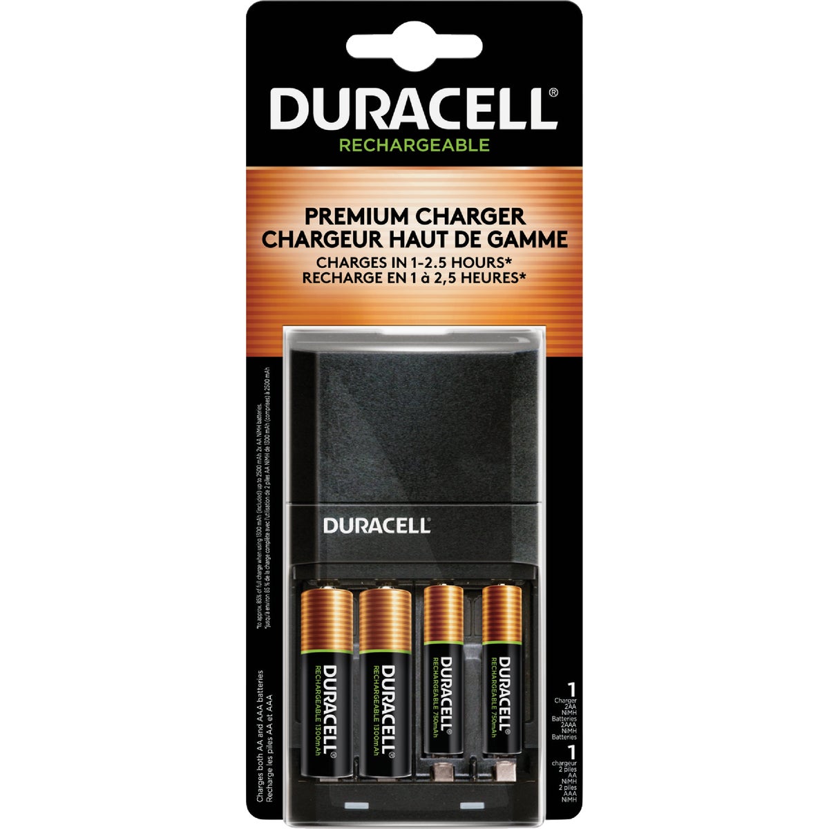 Item 800719, Duracell Quantum Ion Speed 4000 battery charger.