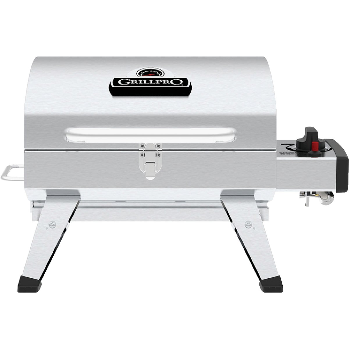 Item 801138, Table top, compact gas grill.