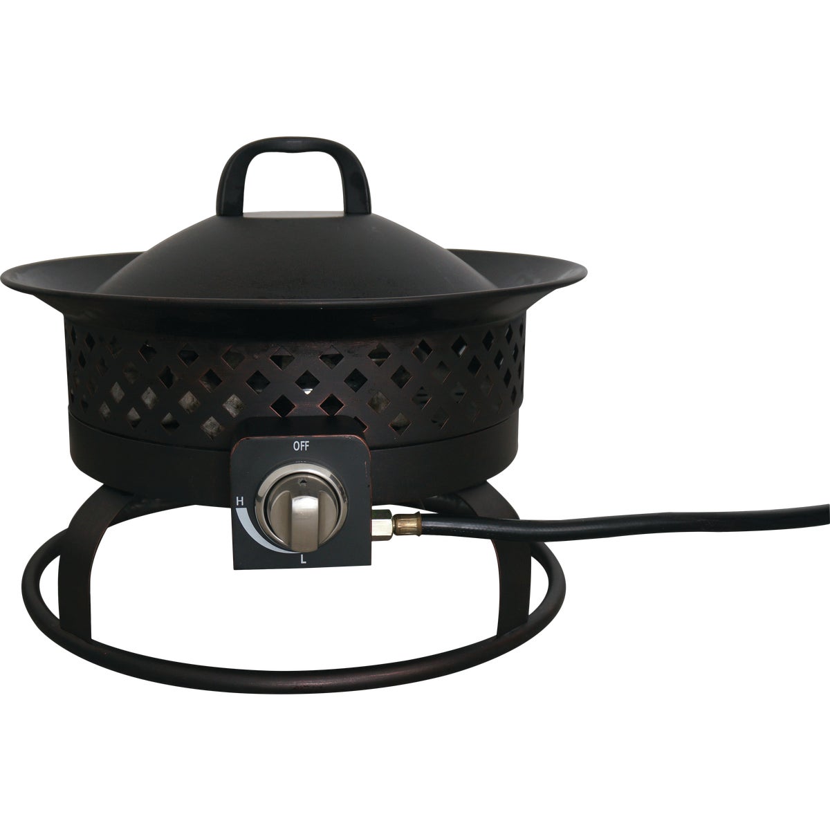 Item 801439, Portable gas fire pit features 50,000 BTU (British Thermal Unit), the 