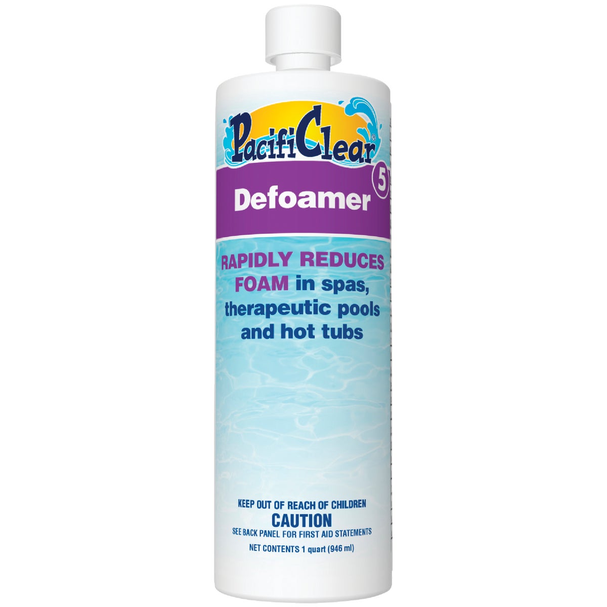 Item 801655, Formulated specifically for eliminating foaming in pool and spa water 