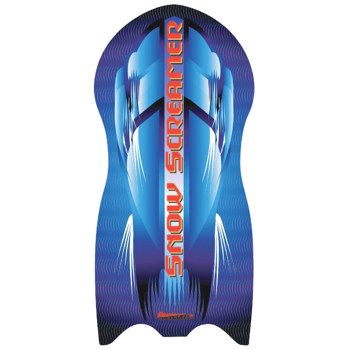 Item 805383, 47-inch foam sled with 2 sets of soft foam hand grips. Cool graphics.