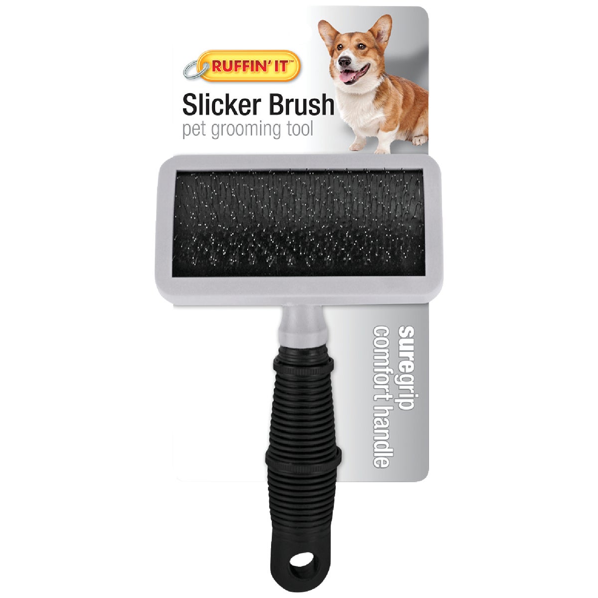 Item 807397, Medium slicker pet grooming brush.