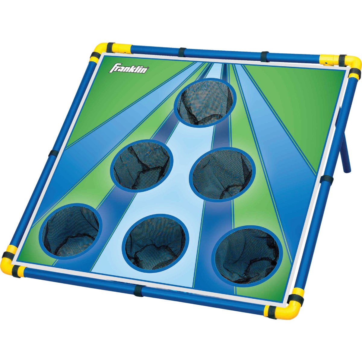 Item 808317, All-weather lawn target with 6 holes.