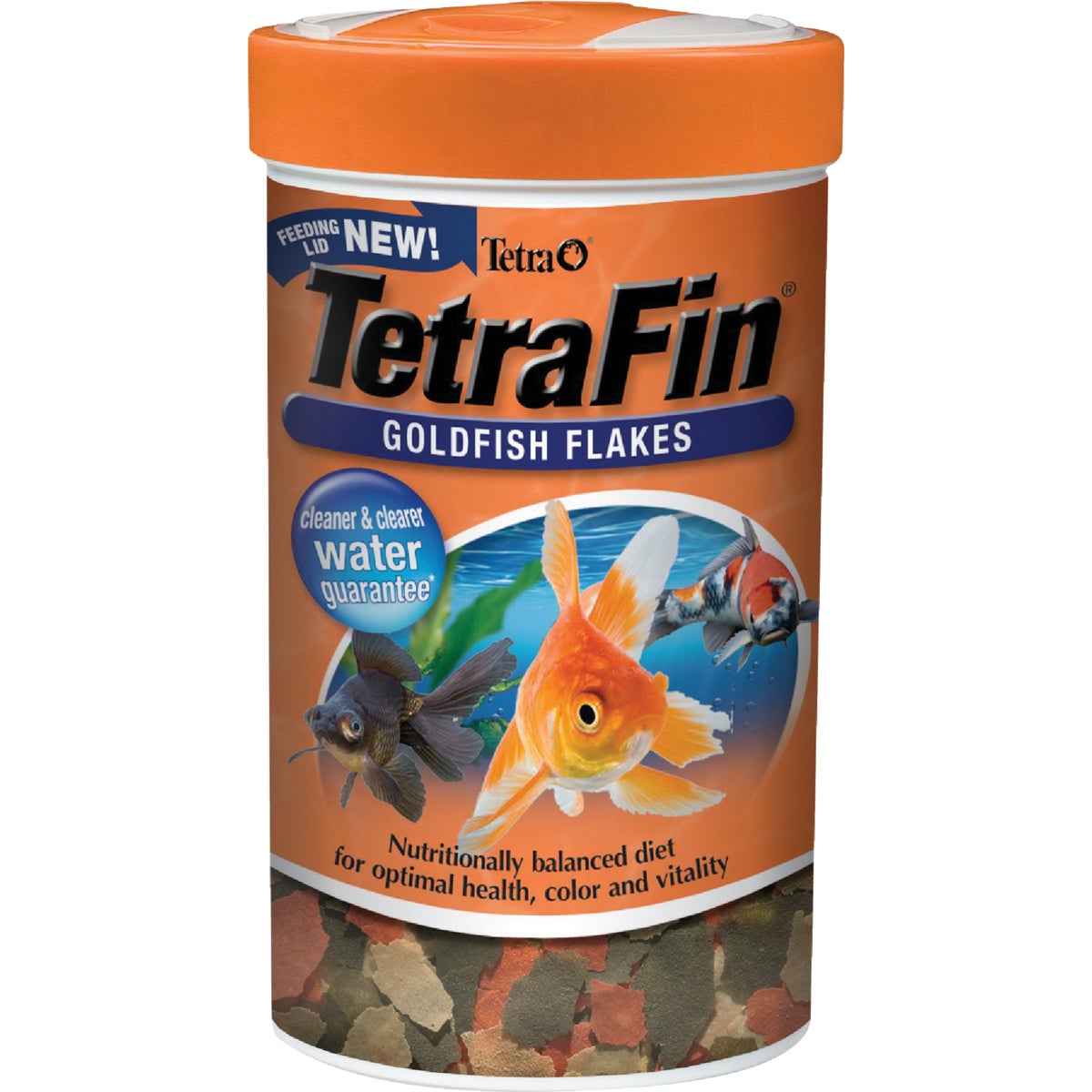 Item 809432, TetraFin goldfish food flakes.