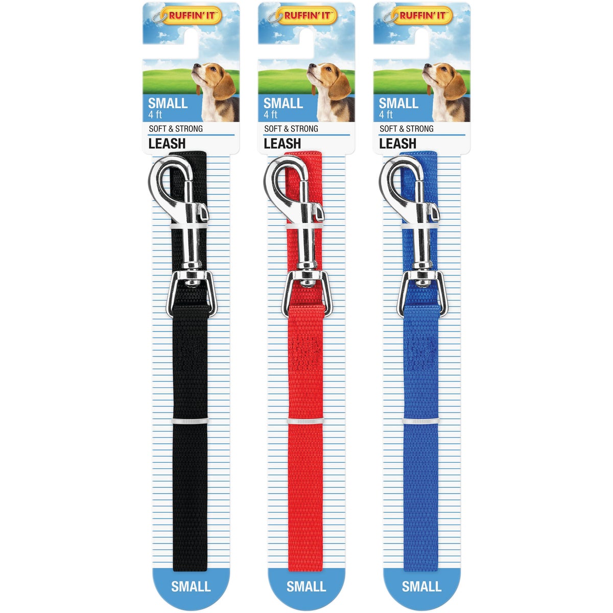Item 810411, Durable nylon dog leash ideal for training and teaching commands.