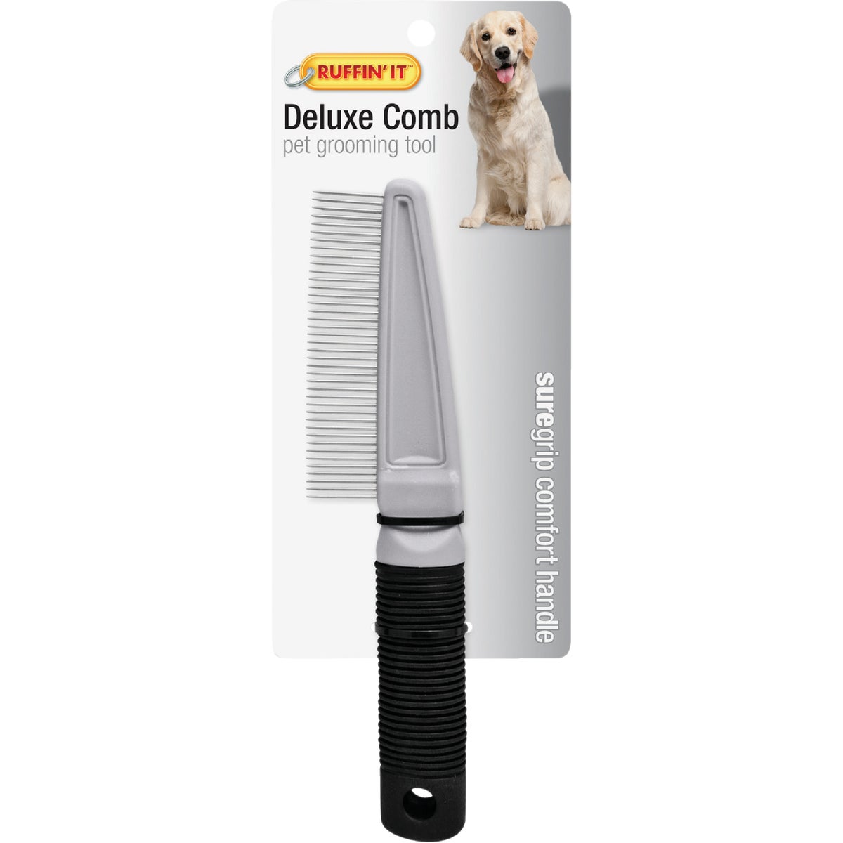 Item 810634, Deluxe comb with chrome-plated teeth.