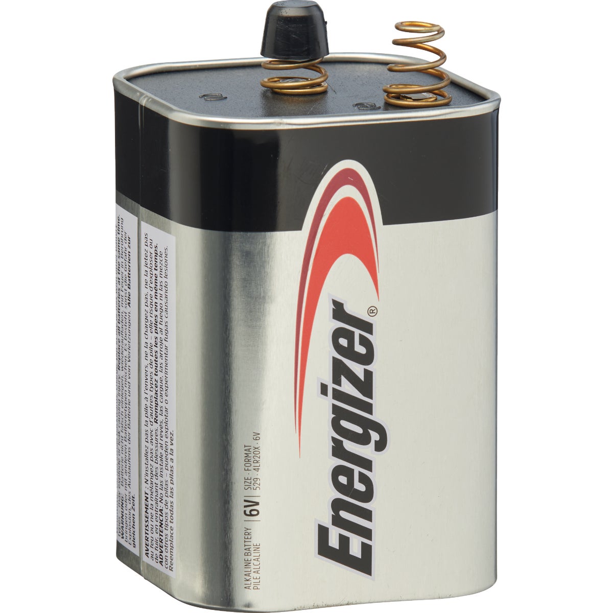 Item 812883, Energizer alkaline 6-Volt battery.