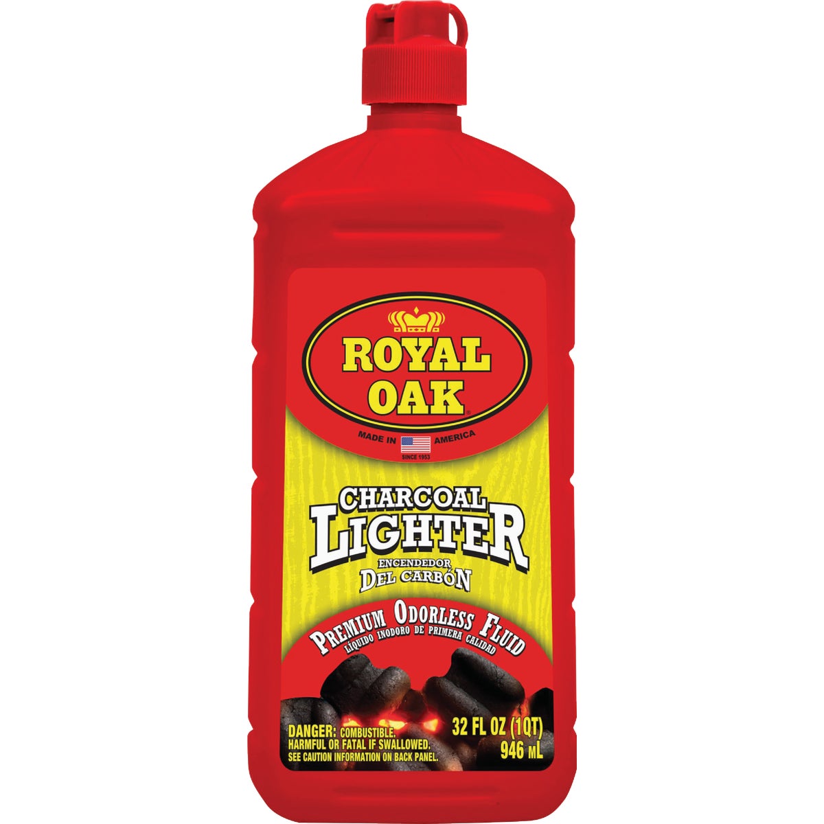 Item 819611, Charcoal lighter fluid makes it quick and easy to light your charcoal.