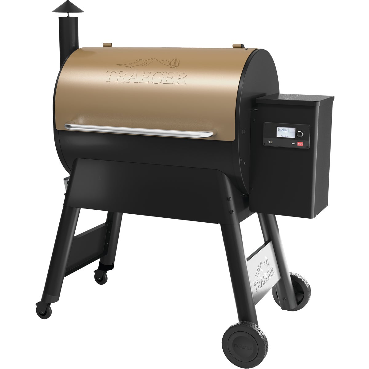Item 824047, Wood pellet grill featuring WiFIRE technology and a Pro D2 controller.