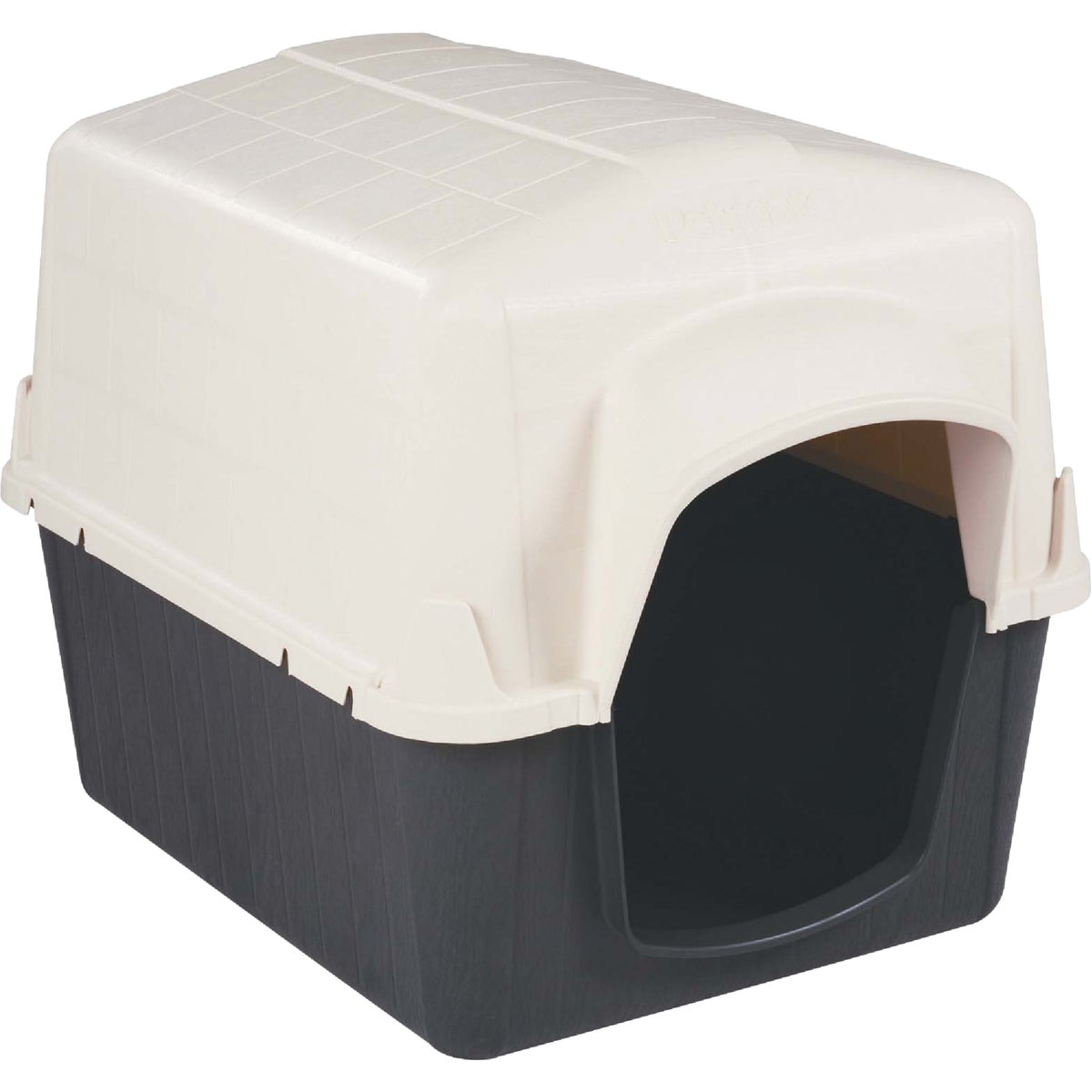 Item 830100, Barn-shaped pet shelter.
