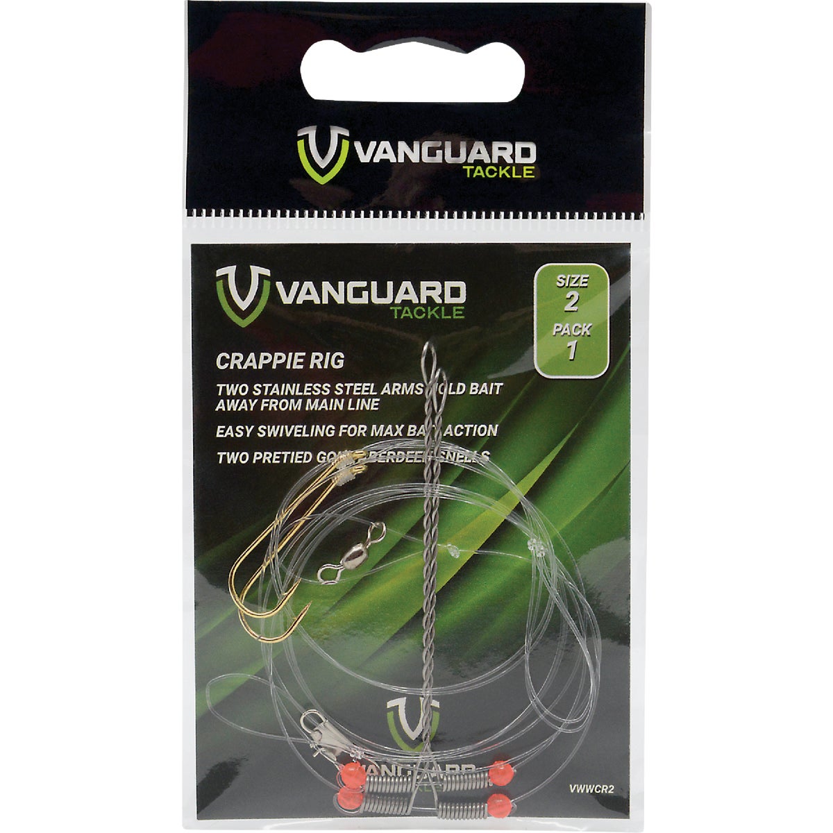 Item 833762, The Vanguard Crappie Rig is designed for anglers who want to present 