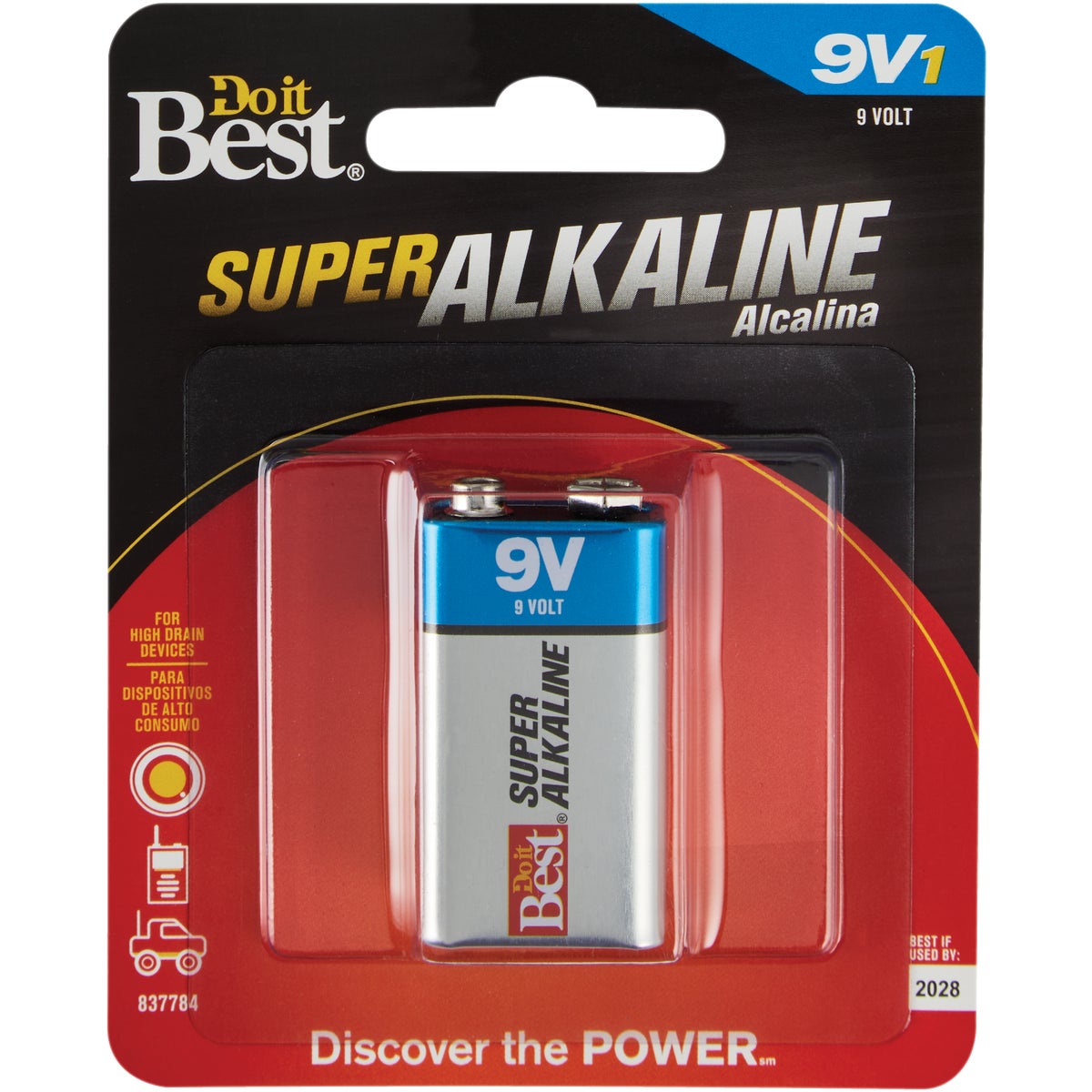 Item 837784, Alkaline batteries featuring quality and performance comparable to leading 