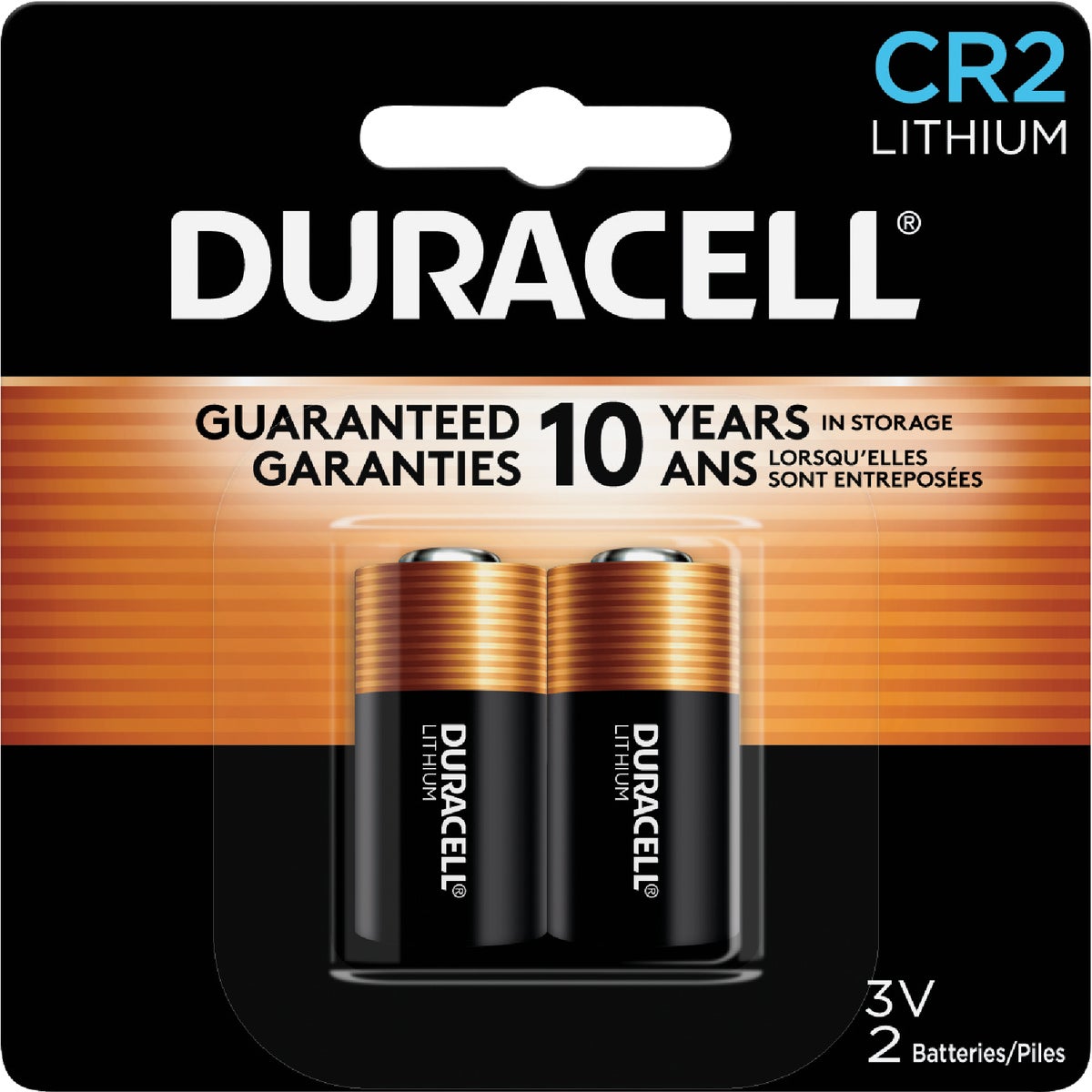 Item 845884, Ultra lithium CR2 battery has Duralock Power Preserve Technology to 