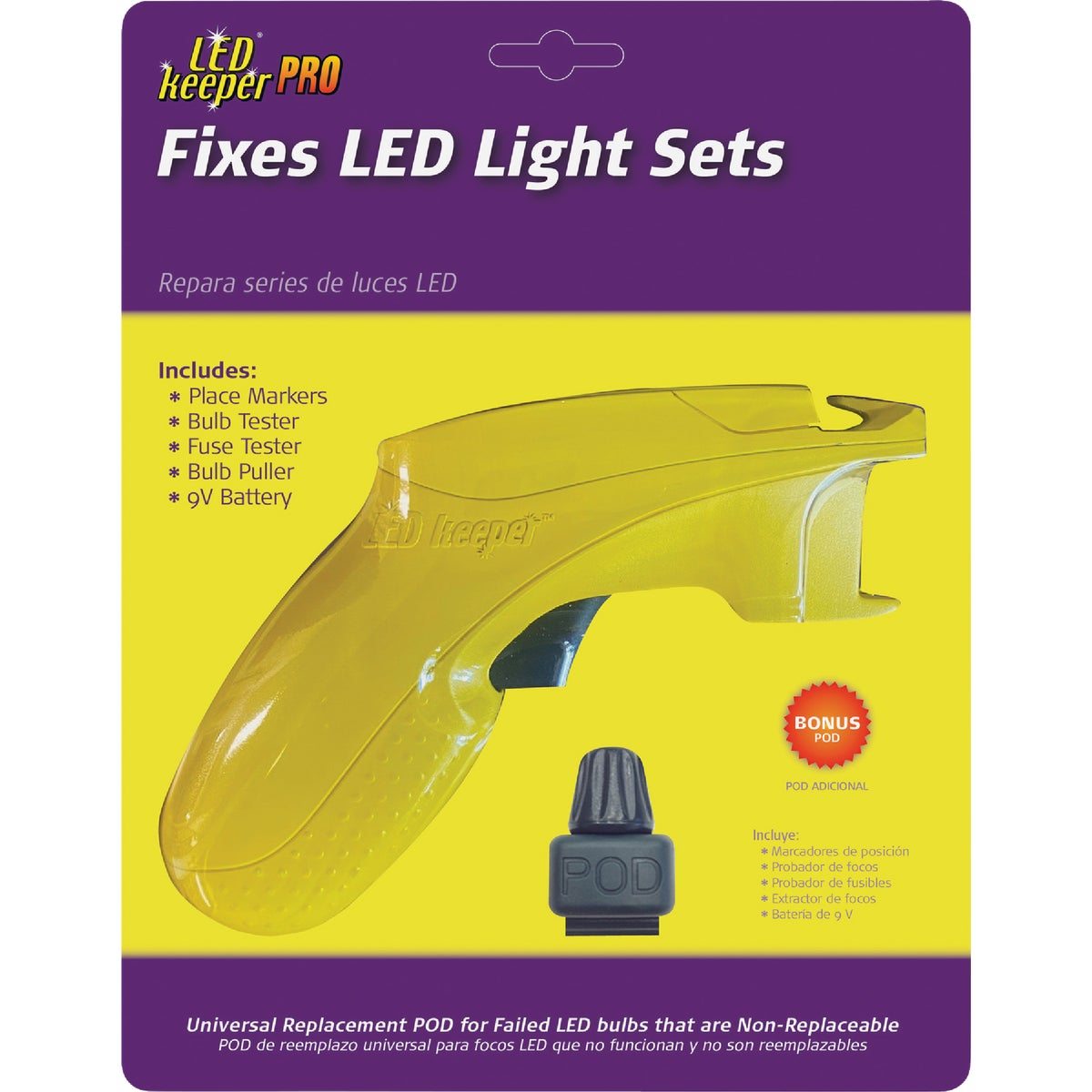 Item 900045, LED Keeper is a complete kit designed to diagnose and repair LED light sets
