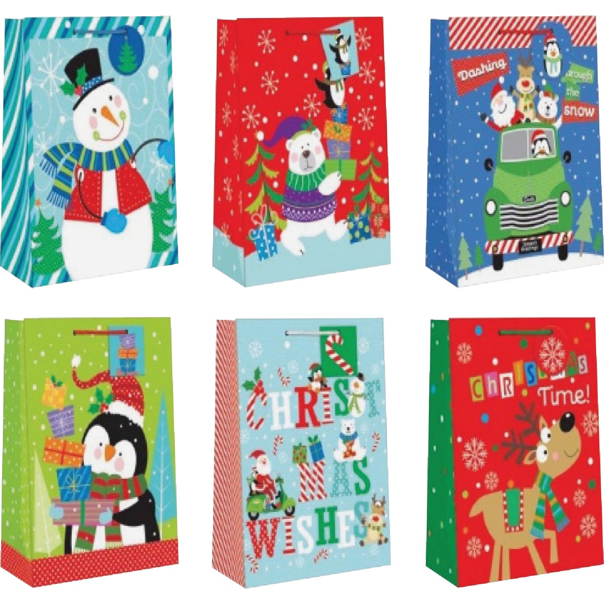 Item 900320, Medium gift bag assortment - Juvy/Cute Style.
