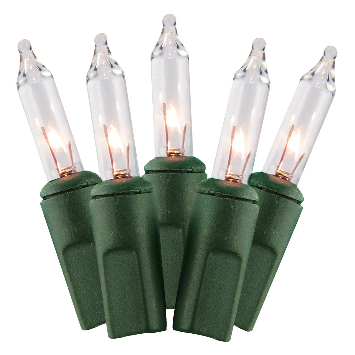 Item 900664, Miniature incandescent light set with end connector.
