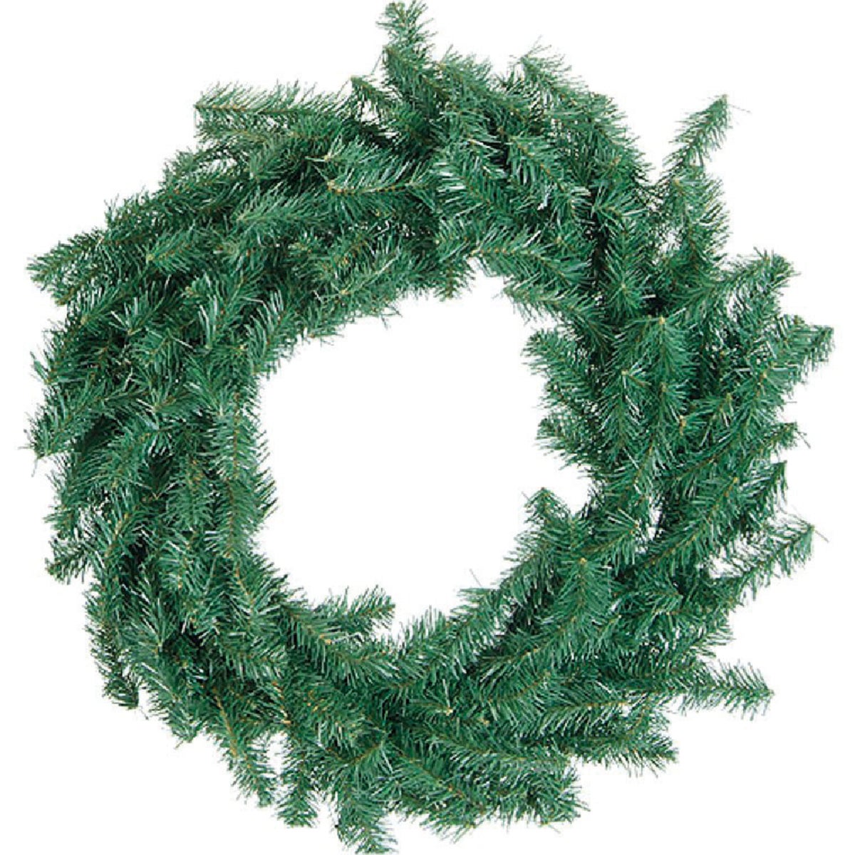 Item 901156, Unlit Canadian pine wreath.