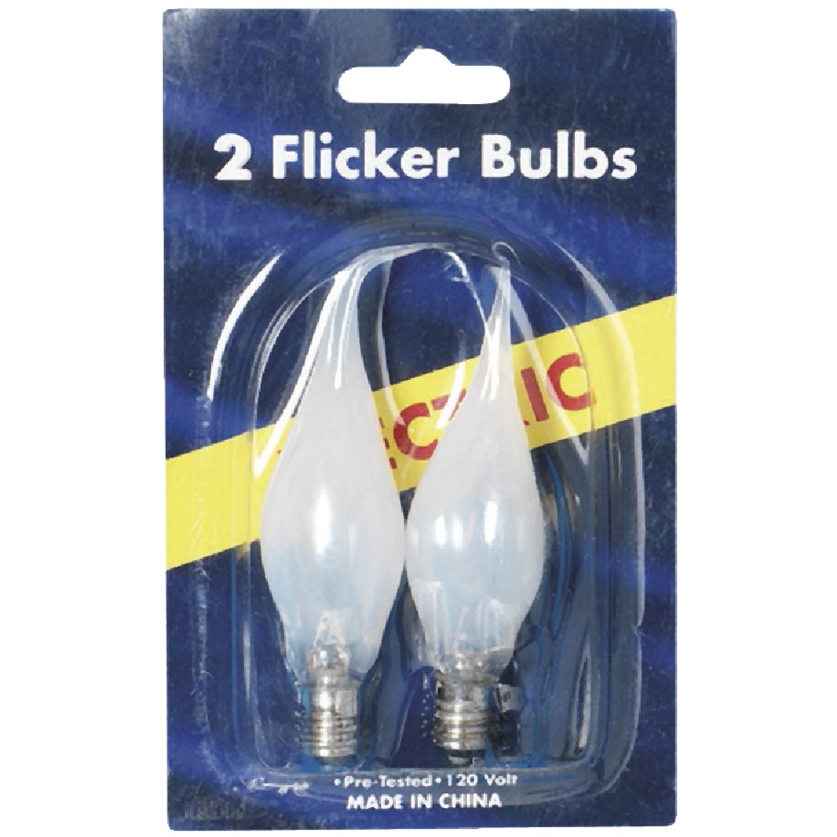 Item 902973, C7 flicker flame light bulb.