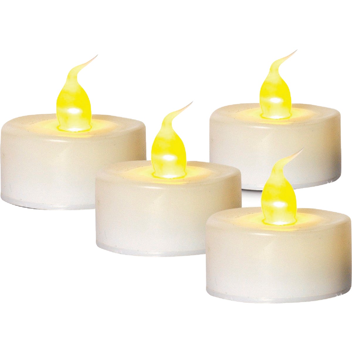 Item 903949, LED Flameless Plastic Tea Light Candle