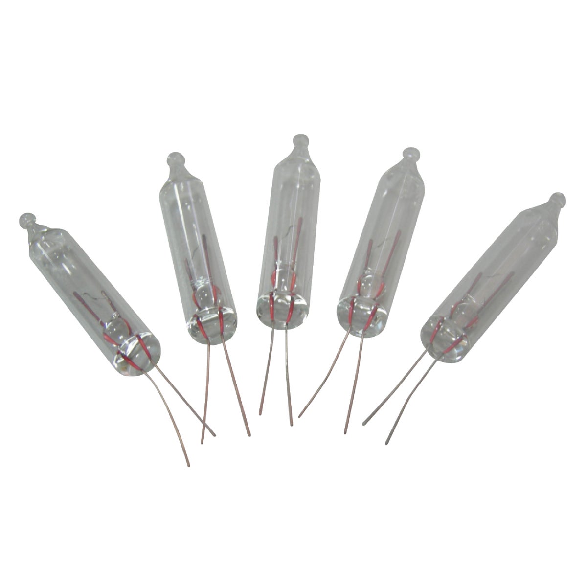 Item 904141, 5-pack heavy-duty clear mini replacement bulb, 2.5V energy efficient, 0.