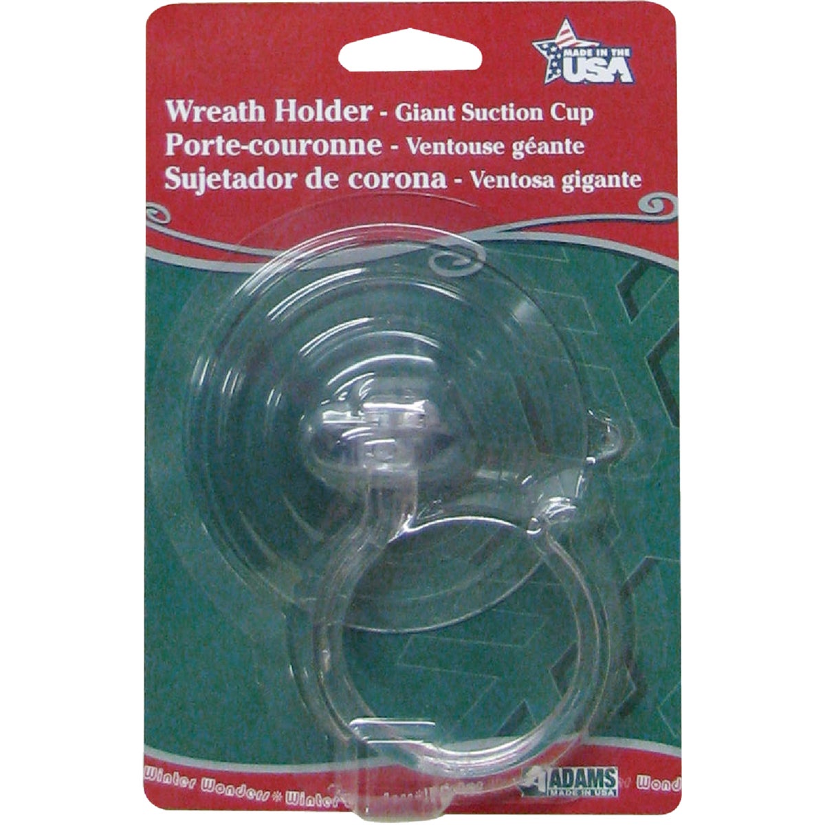 Item 905984, Giant suction cup is strong and durable.