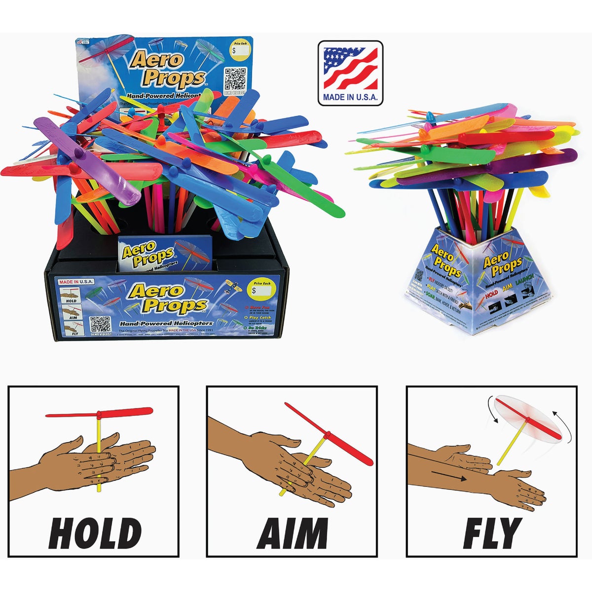 Item 970363, Aero Props are fun on a stick.