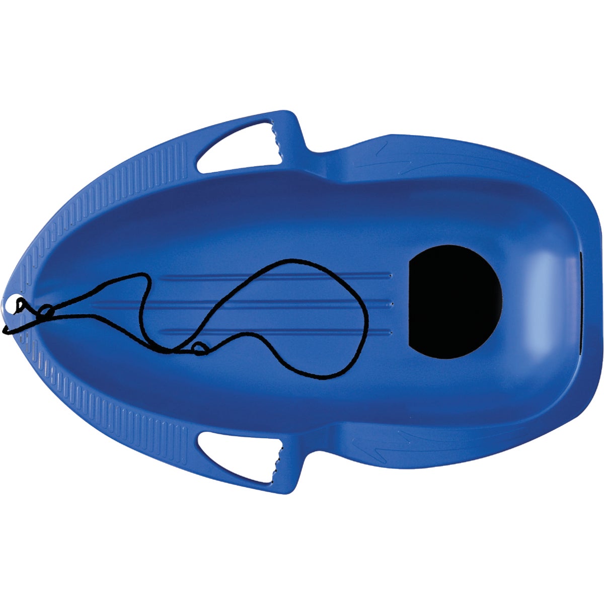 Item 970513, Trendy looking molded sled made from durable plastic-high density 