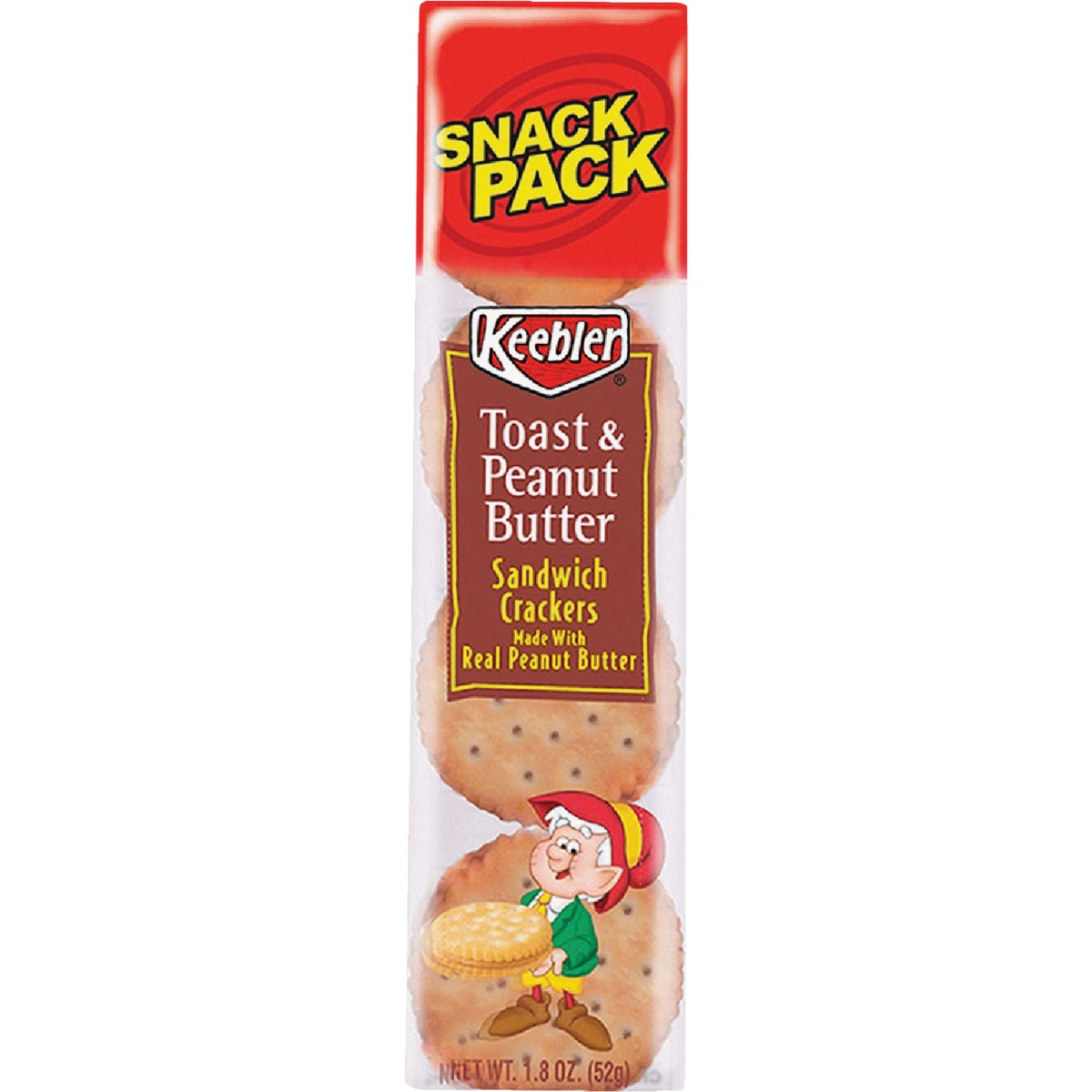 Item 970607, Keebler toast &amp; peanut butter sandwich crackers.