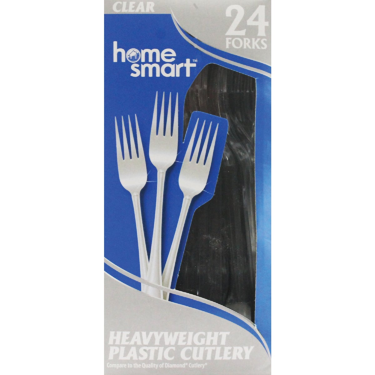 Item 970623, Home Smart plastic forks.