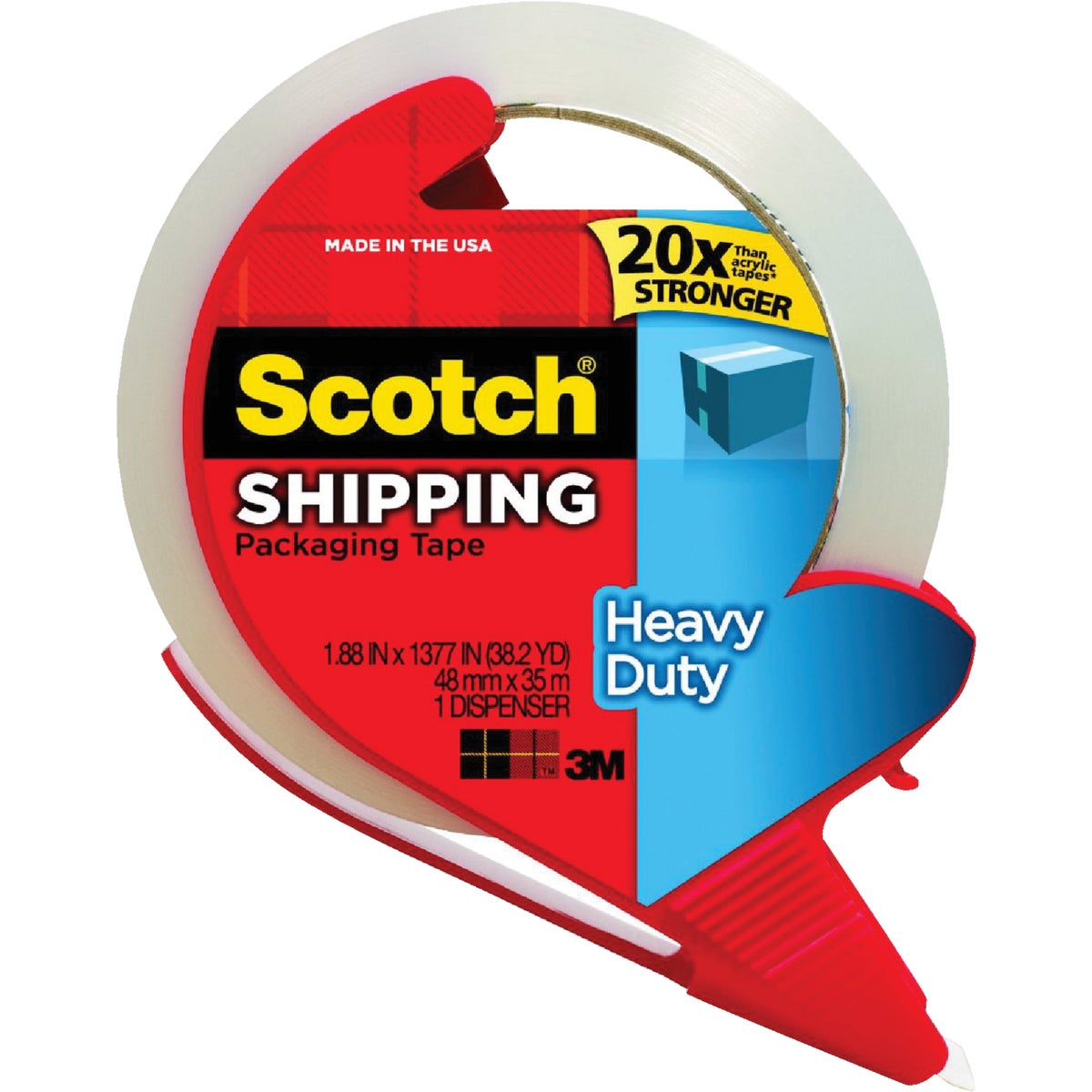 Item 970836, High-performance, heavy-duty packaging tape with convenient refillable 