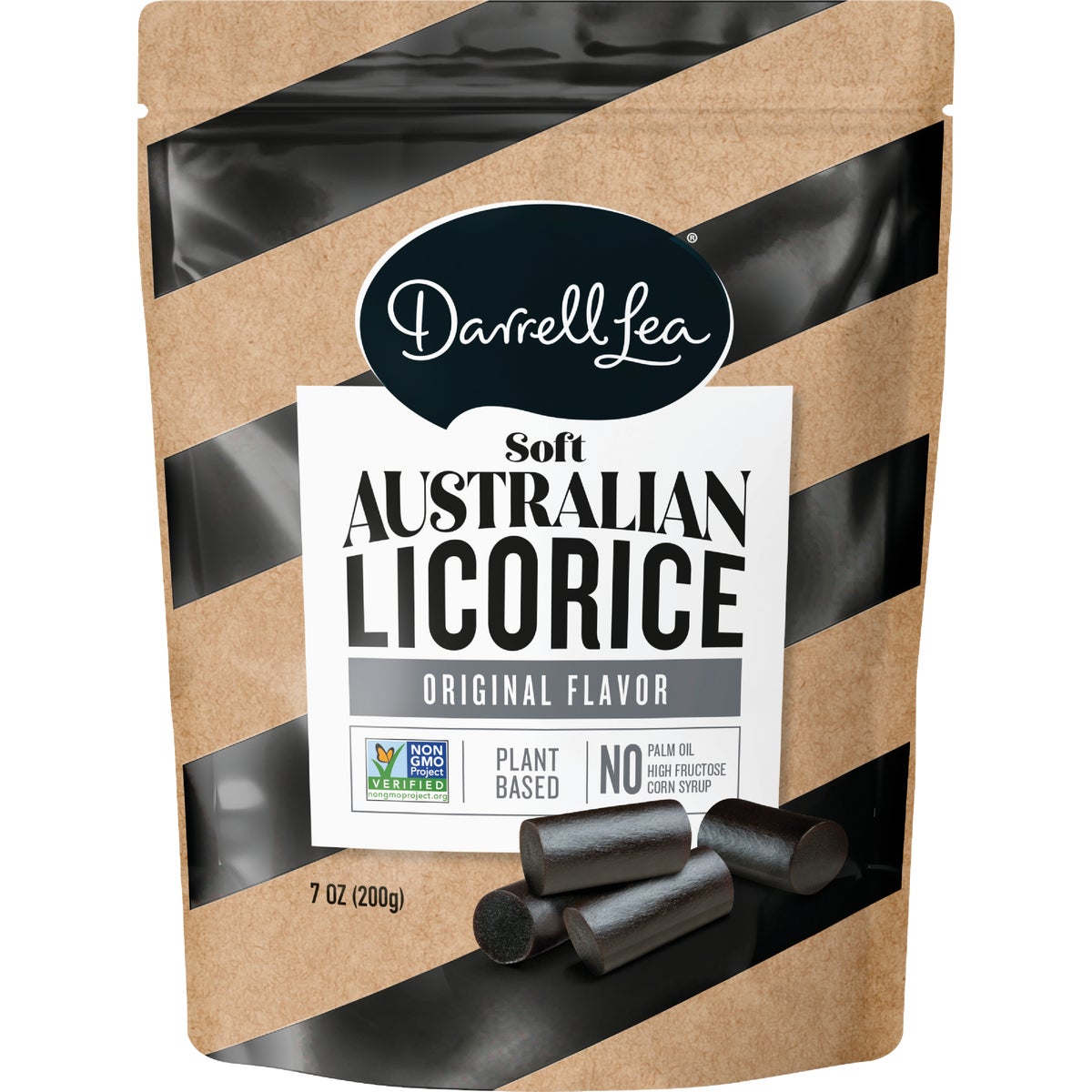 Item 971322, Soft and chewy Australian style licorice.