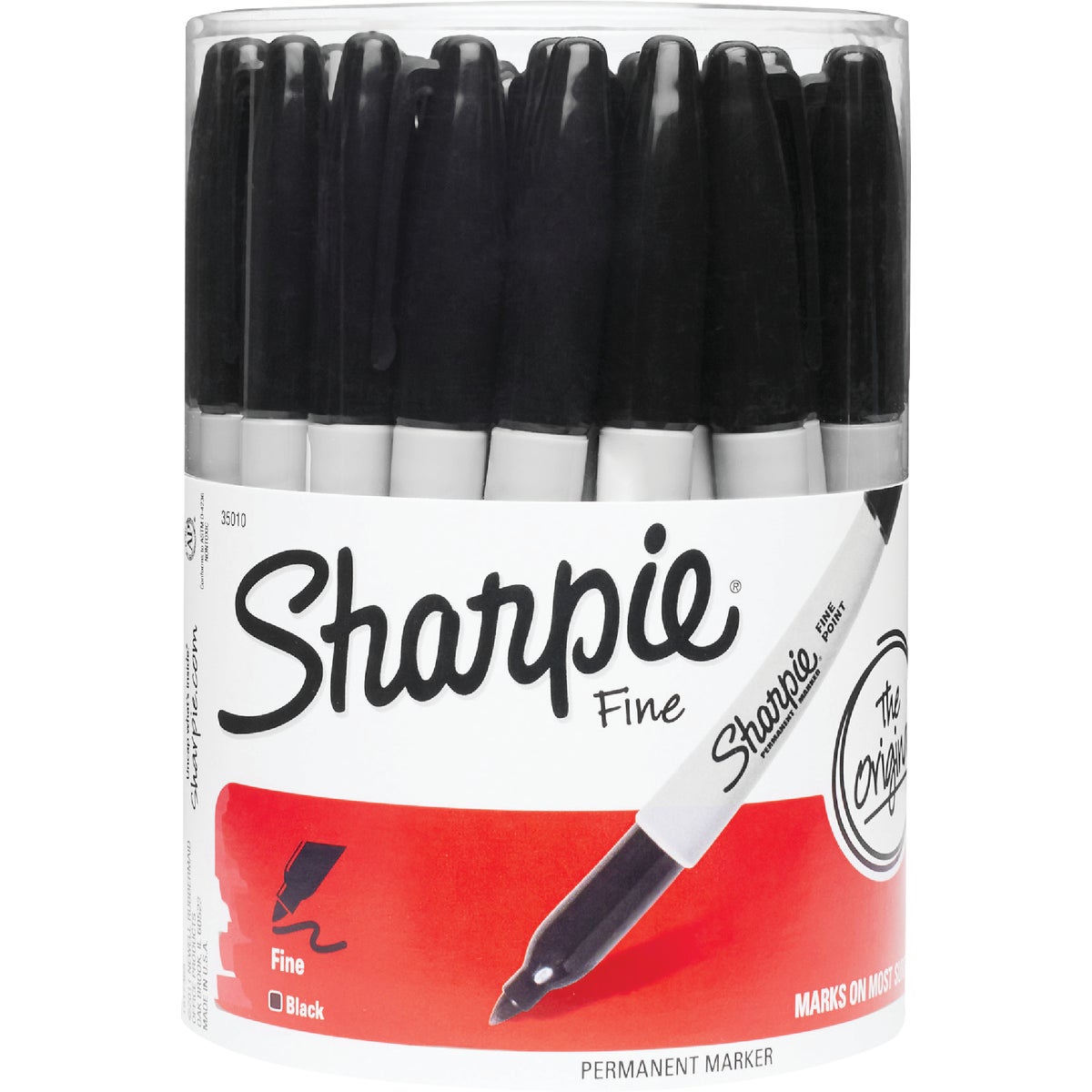 Item 971731, Impulse display contains (36) black Sharpie permanent marking pen with a 