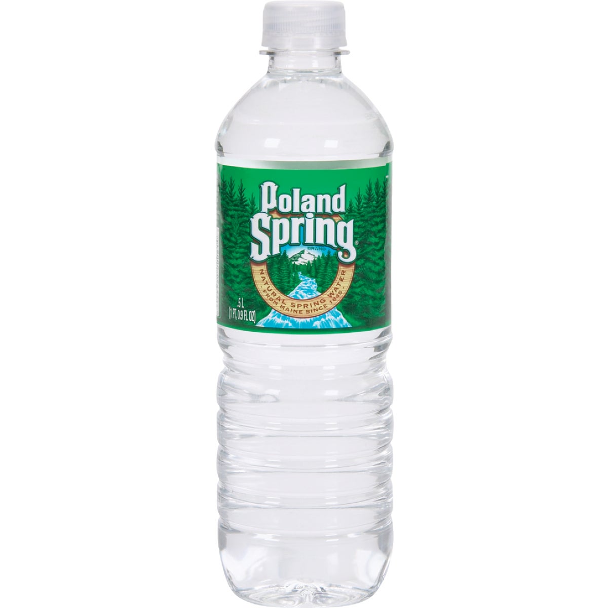 Item 971782, 24-pack of 0.5L bottled spring water.