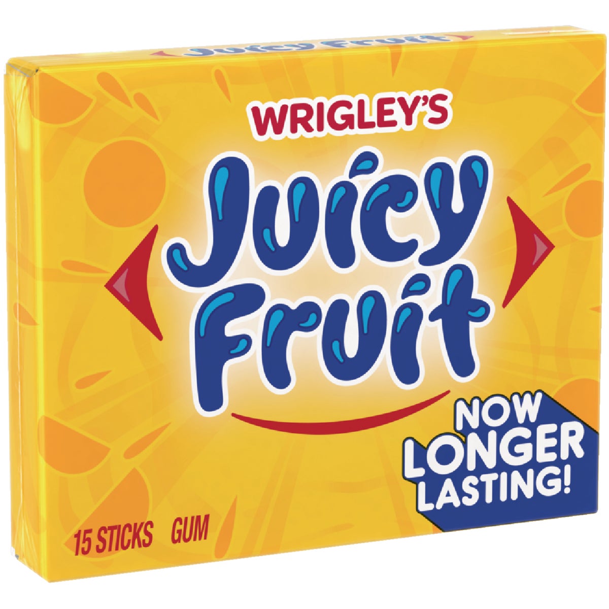 Item 972282, Plenty pack of Juicy Fruit, fruity flavor chewing gum.