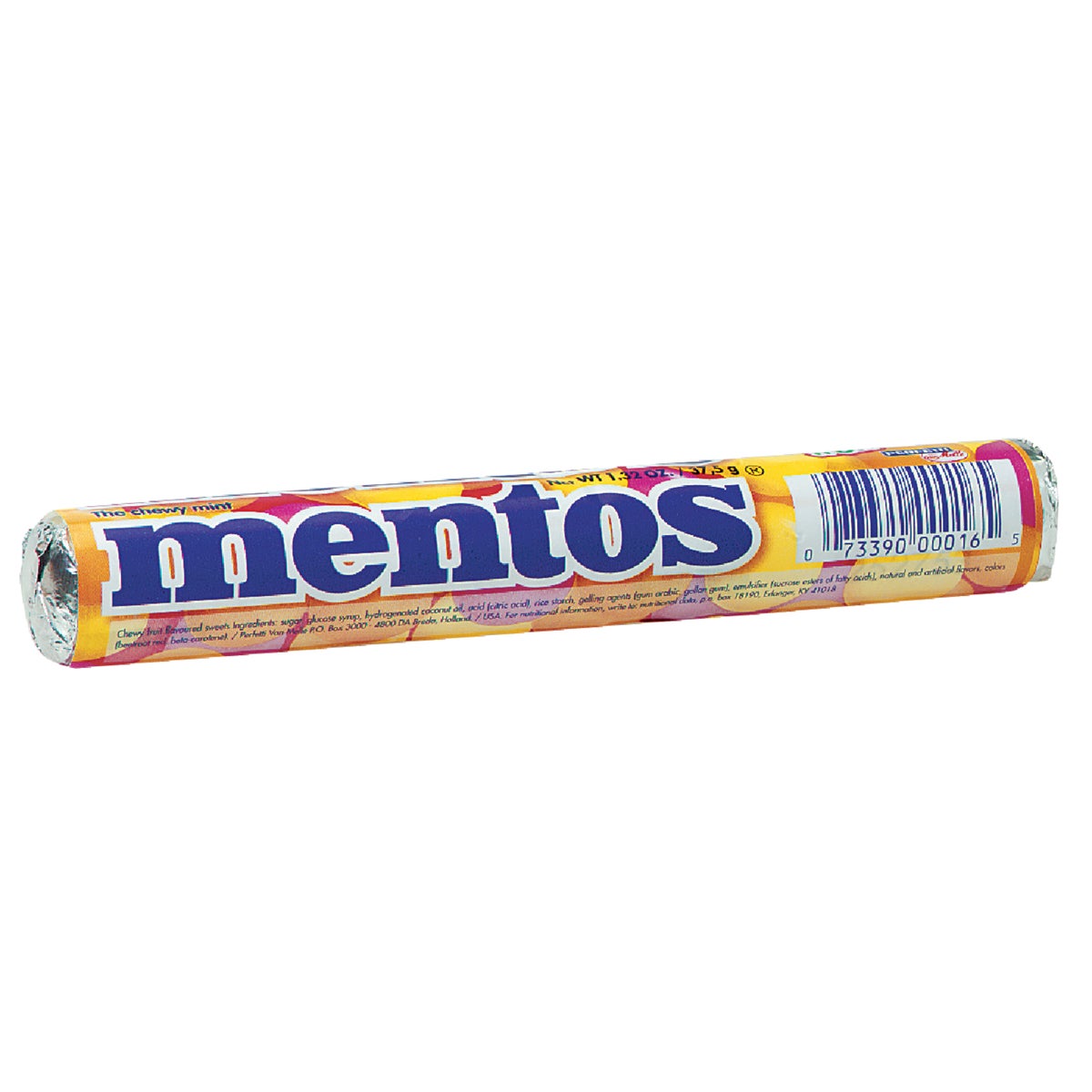 Item 972355, Chewy mints in a fun fruit flavor.