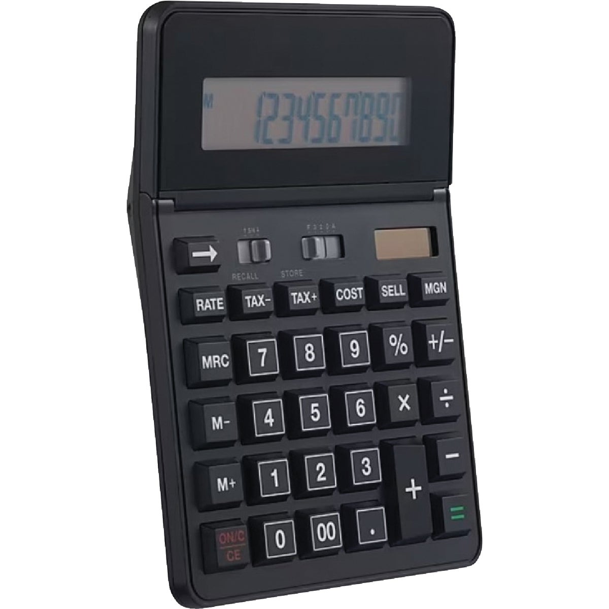 Item 974382, Multifunction desktop calculator.