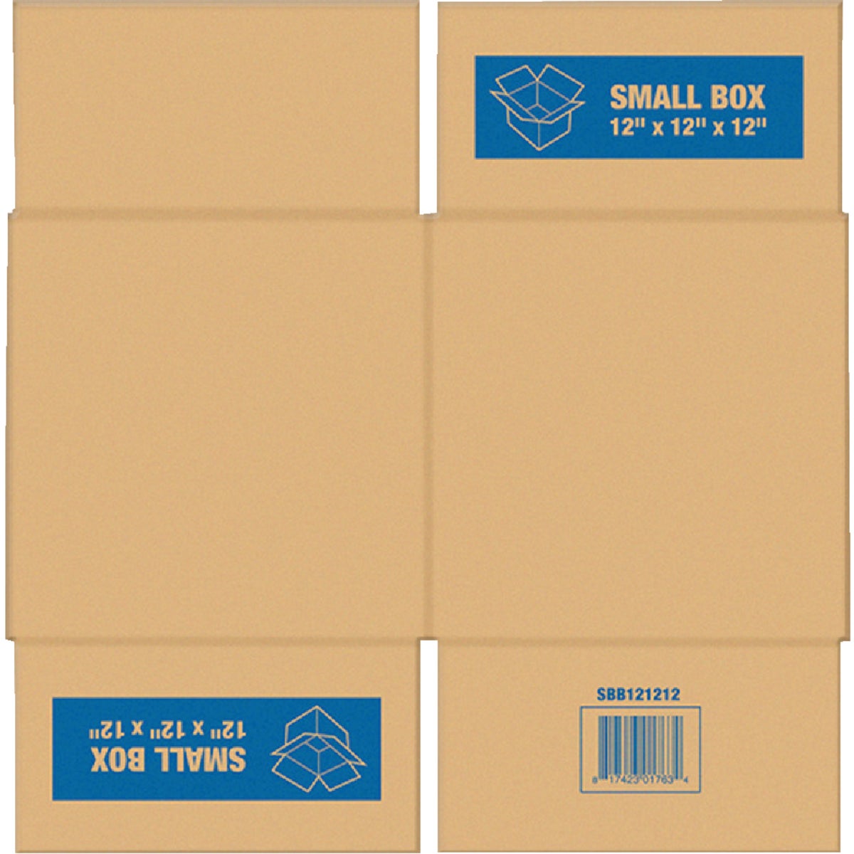 Item 992496, These cardboard moving boxes range from small to large sizes.
